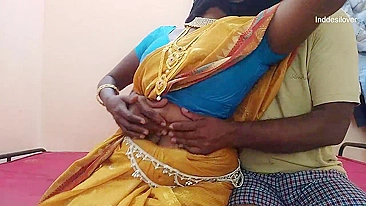 Intruder's Indian dick is yummy and the desi Bhabhi willingly sucks it