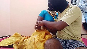 Intruder's Indian dick is yummy and the desi Bhabhi willingly sucks it