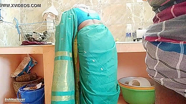 Roommate makes Indian Bhabhi take a break to fuck her desi pussy