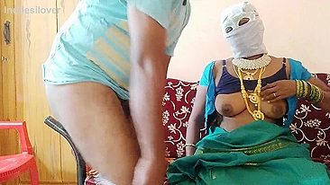 Bhabhi gives a blowjob to sister's Indian boyfriend and enjoys his penis