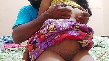 Amateur sex of the lecherous Bhabhi and Indian sister's husband