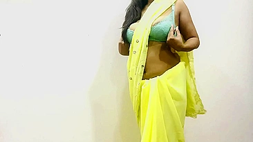 Performing a striptease is how the Indian Bhabhi is going to seduce devar