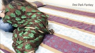 Desi porn video of the lover fucking Indian Bhabhi from behind
