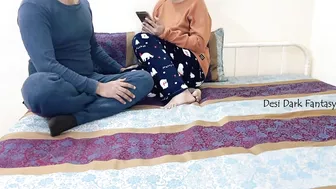 Cunning devar blackmails the Indian Bhabhi to involve her in sex