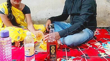 Alcohol provokes sex of the Indian Bhabhi and her raunchy devar