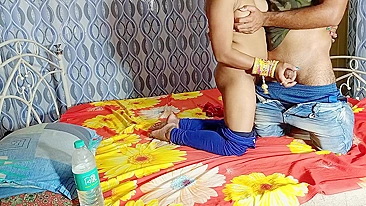 Indian teacher offers the desi Bhabhi a sex deal and she accepts it