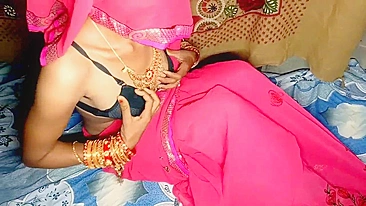 Devar scandal porn of Bhabhi in black bra being nailed by Indian guy