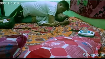 Excited Indian boy fools around with Desi Bhabhi missionary on camera