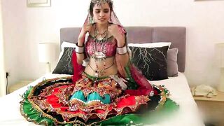 All natural Indian babe uses her hot body and sensual charm