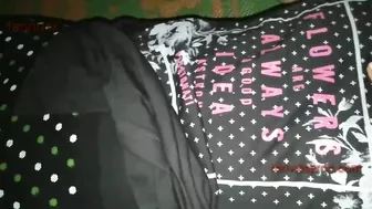 Close-up Indian porn of guy who makes it with sleeping Bhabhi in black