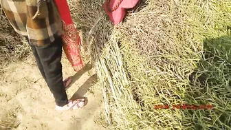 Bhabhi impales pussy on cock of Indian devar until he cums outdoors