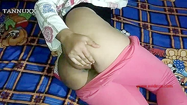 Unfaithful Desi is in seventh heaven with Bhabhi lover in Indian porn