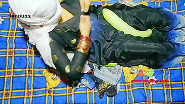 Indian aunty does solo Bhabhi porn with vibrator and big zucchini