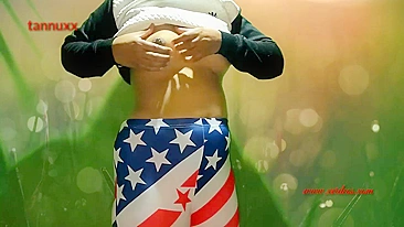 Desi porn of Bhabhi in American pants who is nailed by Indian guy