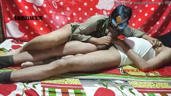 Masked Indian guy obtains chance to nail Bhabhi who is his sister