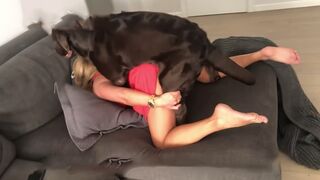 Woman Fucked By Her Dog