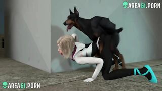 Local Dog Girl Chudai - Strangling and rape of a cute girl in the forest | AREA51.PORN