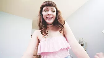 Cute Perky Stepsis Gags on her Steprother's Fat Cock Cute Perky Stepsis Gags on her Steprother's Fat Cock