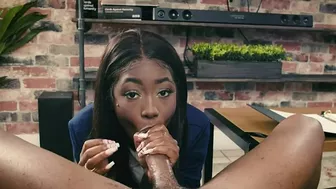 Big Titted Ebony Sister Tori Montana Rides Brother's Cock