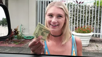 Pedestrian is invited in van to take a XXX ride with the hung fucker Pedestrian is invited in van to take a XXX ride with the hung fucker