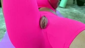 During yoga guy can't stop staring at XXX pussy of gorgeous client During yoga guy can't stop staring at XXX pussy of gorgeous client
