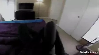 Blonde Daisy Monroe is super glad to be fucked in POV video