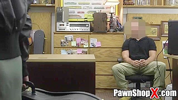 Colleen thinks pawn shop is a good place for sucking and fucking