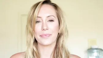 POV scene with beauty in fishnet outfit taking cock in shaved twat