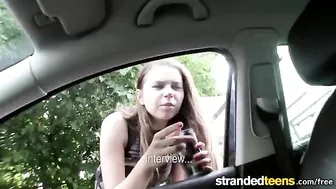 Driver brings Russian girl to destination for interview and sex