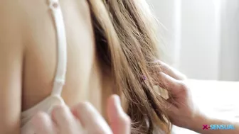 Russian sweet thing Margarita C and her caring cavalier Derek make anal love