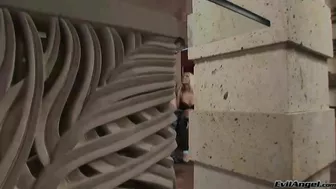 Blonde MILF Simony Diamond takes Ian Scott's huge dick up in her butt