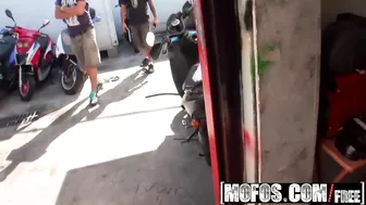 Pretty girl with hot piercing fucked in ass in honor of her b-day