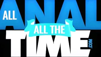 Brunette's gaped asshole needs hard cock and some cum