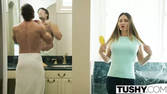 Hot babysitter Pepper Hart assfucked by well-set boss