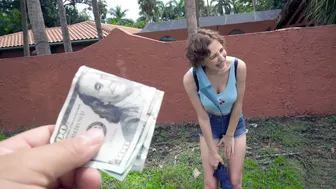 Smoking hot XXX model's skinny body makes boy pay for the joint ride