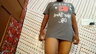 Busty and assy bhabhi striptease in hotel room