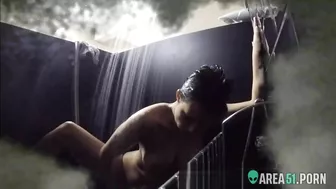 Sultry mom caught masturbating in shower on hidden cam installed by son