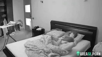 Hidden cam caught mom masturbating she only has a few minutes sleeping Hidden cam caught mom masturbating she only has a few minutes sleeping