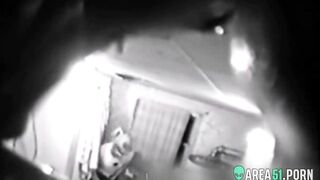 Hidden camera shows sister who gets caught masturbating in bathroom