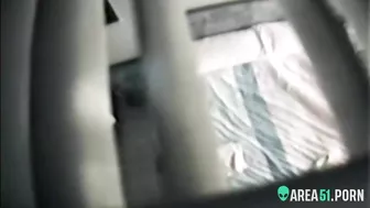 Hidden cam catches salacious wife masturbating with a dildo