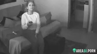 Watch what mommy does at home when alone, i caught as she masturbate