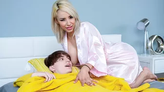 Sassy mommy teases and seduces her son until he fuck her [ Incest XXX ]