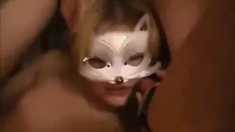 Crazy homemade XXX incest, daddy and his buddy fuck daughter