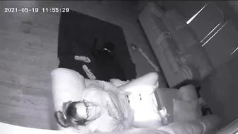 Hidden cam caught babysitter masturbating with my vibrator