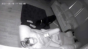 Hidden cam caught babysitter masturbating with my vibrator