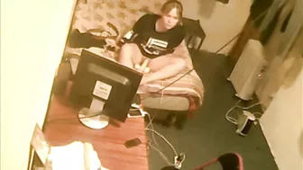 Spy camera caught nerdy sister masturbate to the place of doing lessons Spy camera caught nerdy sister masturbate to the place of doing lessons
