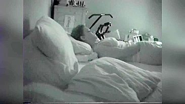 Naughty mature caught masturbating on the bed instead of relaxing