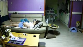 Mom's pussy needs stimulation so MILF is caught masturbating at night