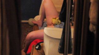 Sister dream of cumming leads her to be caught masturbating by brother