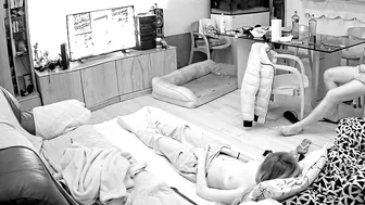 Hot wife waits for husband to leave not to be caught masturbating